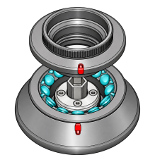 Angular rotor 12 x 2 mL 45° with lid 